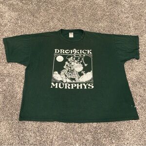 Dropkick Murphys Skeleton Piper Band T-Shirt XXXL 3XL Men's Vintage Y2K Green